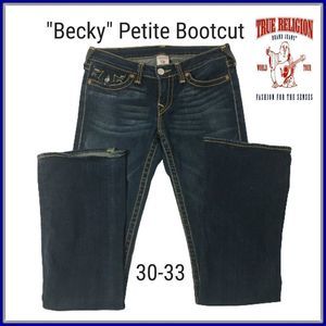 True Religion "Becky" Women's Jeans-30-33